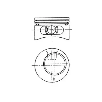 Piston KOLBENSCHMIDT 92123600