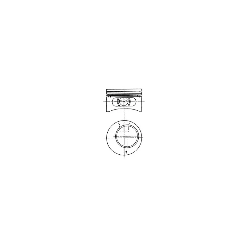 Piston KOLBENSCHMIDT 92123600