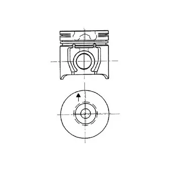 Piston KOLBENSCHMIDT 92189610
