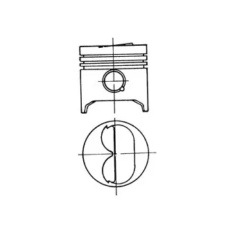 Piston KOLBENSCHMIDT 92231600