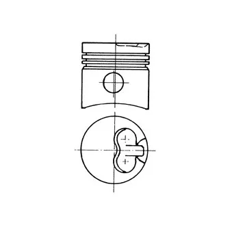 Piston KOLBENSCHMIDT 92286700