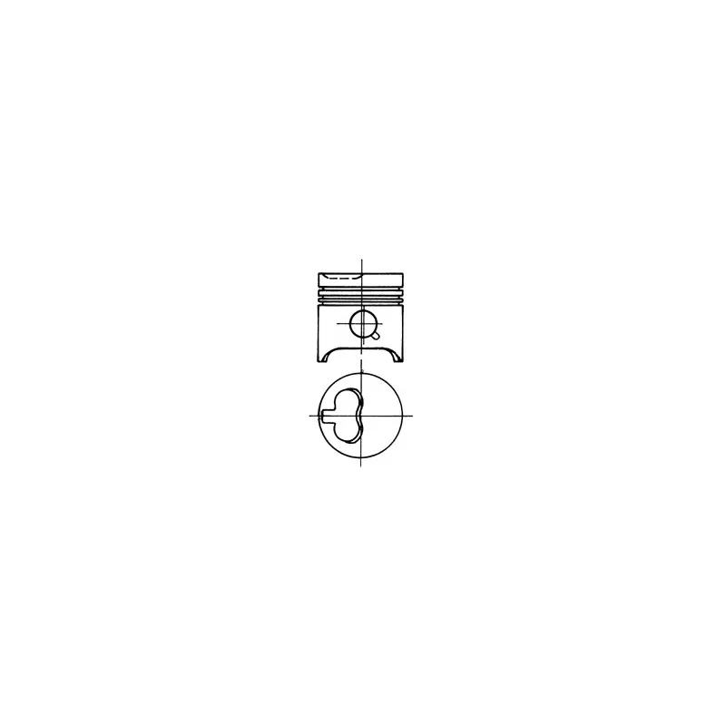 Piston KOLBENSCHMIDT 93648700