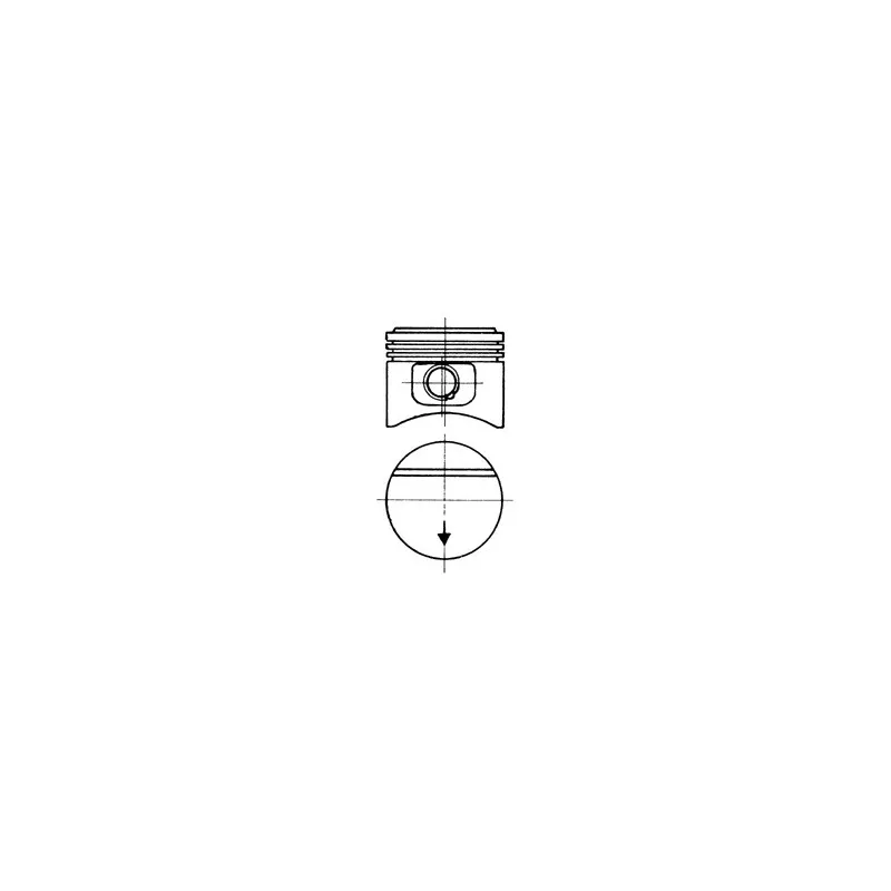 Piston KOLBENSCHMIDT 93671600