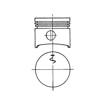 Piston KOLBENSCHMIDT 93696600