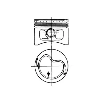 Piston KOLBENSCHMIDT 93810600