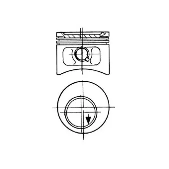 Piston KOLBENSCHMIDT 93827600