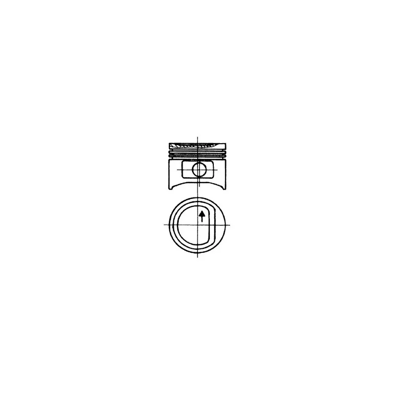 Piston KOLBENSCHMIDT 93846800