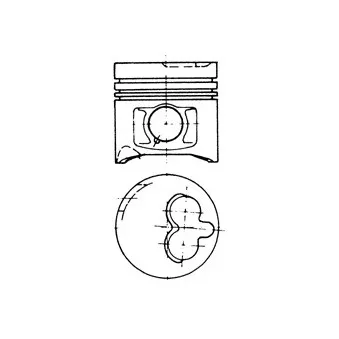 Piston KOLBENSCHMIDT 93883730
