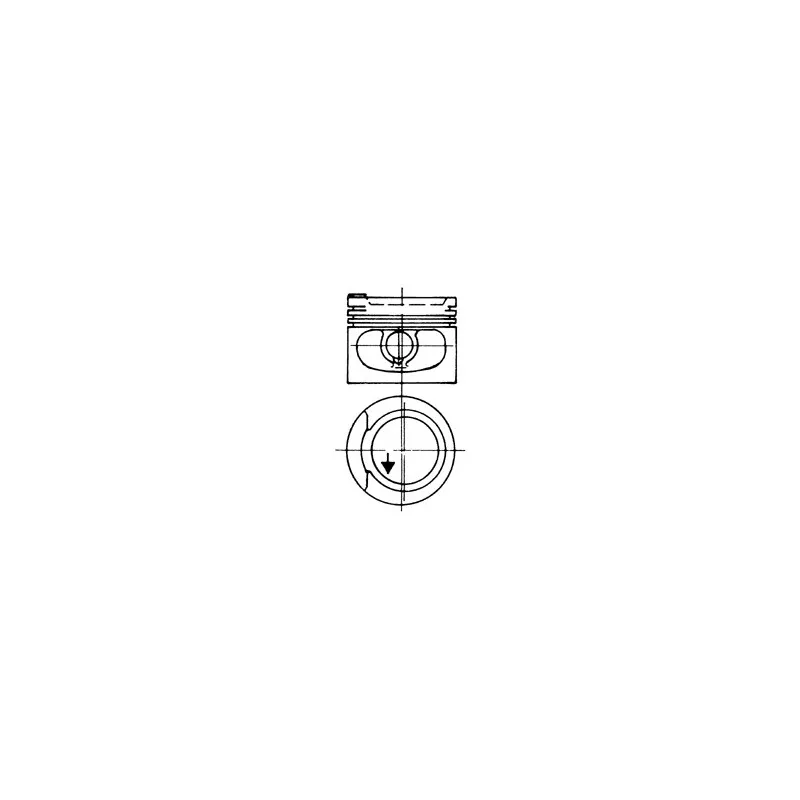 Piston KOLBENSCHMIDT 93928610