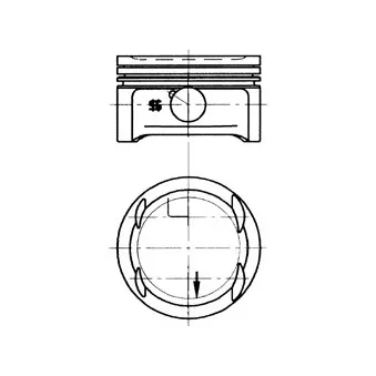 Piston KOLBENSCHMIDT 94301620