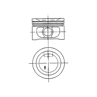 Piston KOLBENSCHMIDT 94351700
