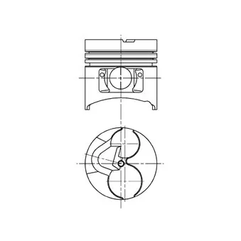 Piston KOLBENSCHMIDT 94374720