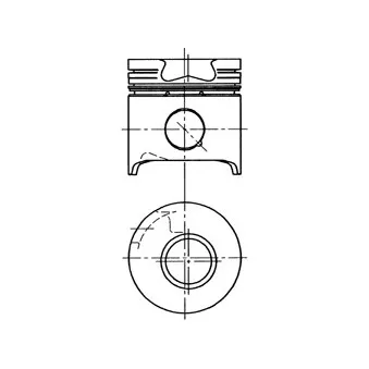 Piston KOLBENSCHMIDT 94383630