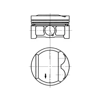 Piston KOLBENSCHMIDT 94474600