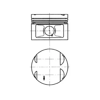 Piston KOLBENSCHMIDT 94475600