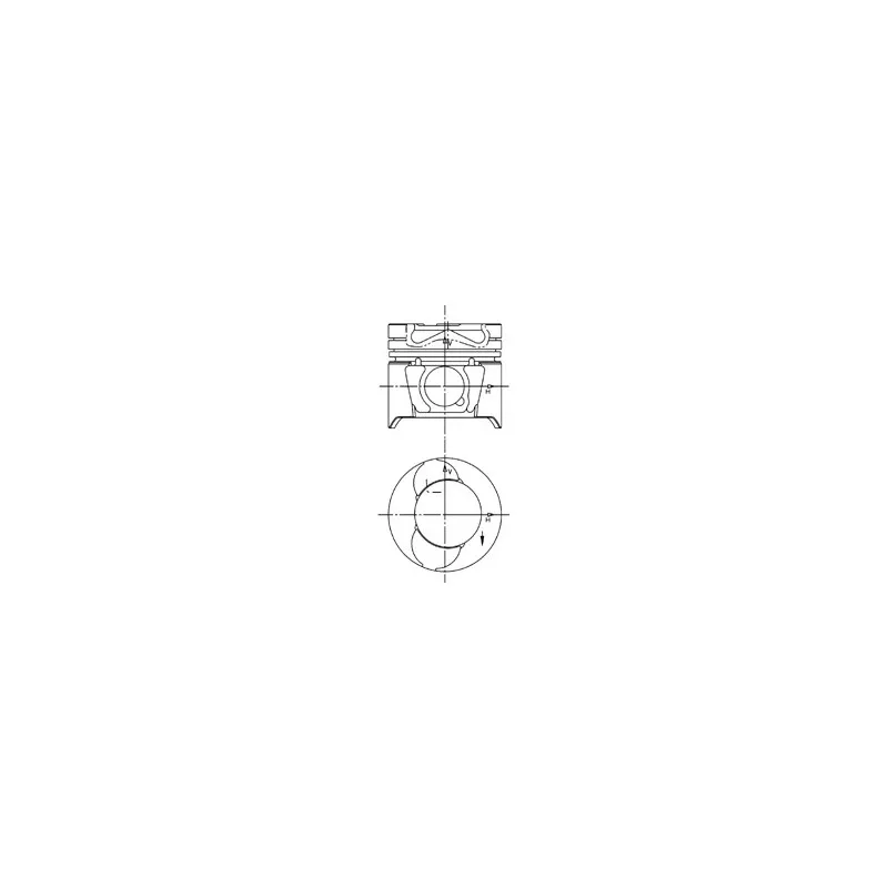 Piston KOLBENSCHMIDT 94597610