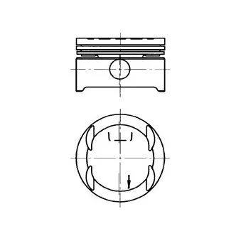 Piston KOLBENSCHMIDT 94637610