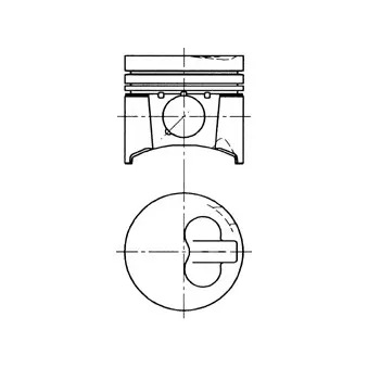 Piston KOLBENSCHMIDT 94743710
