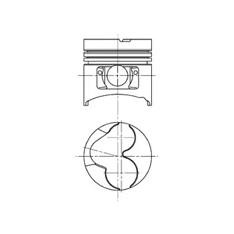 Piston KOLBENSCHMIDT 94751620