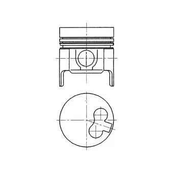 Piston KOLBENSCHMIDT 94756600