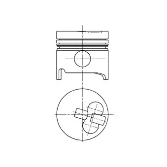 Piston KOLBENSCHMIDT 94758600