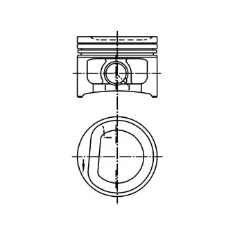 Piston KOLBENSCHMIDT 94772600