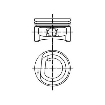 Piston KOLBENSCHMIDT 94773600