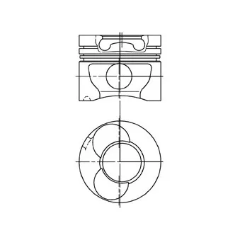 Piston KOLBENSCHMIDT 94823700