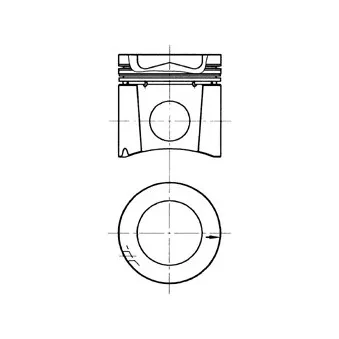 Piston KOLBENSCHMIDT 94839600