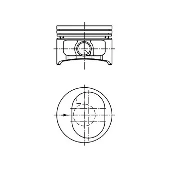 Piston KOLBENSCHMIDT 94865600