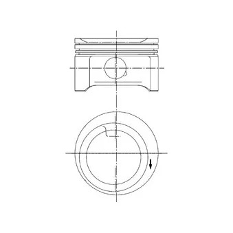 Piston KOLBENSCHMIDT 94895630