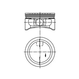 Piston KOLBENSCHMIDT 94912620