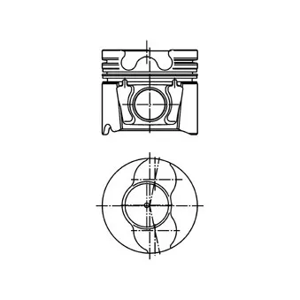 Piston KOLBENSCHMIDT 94966600