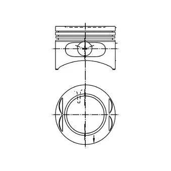 Piston KOLBENSCHMIDT 99380620