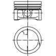 Piston KOLBENSCHMIDT 99455600 - Visuel 1