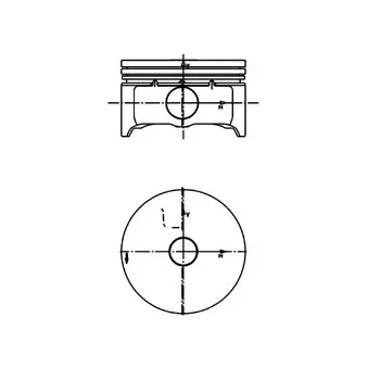 Piston KOLBENSCHMIDT 99456600