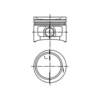 Piston KOLBENSCHMIDT 99679600