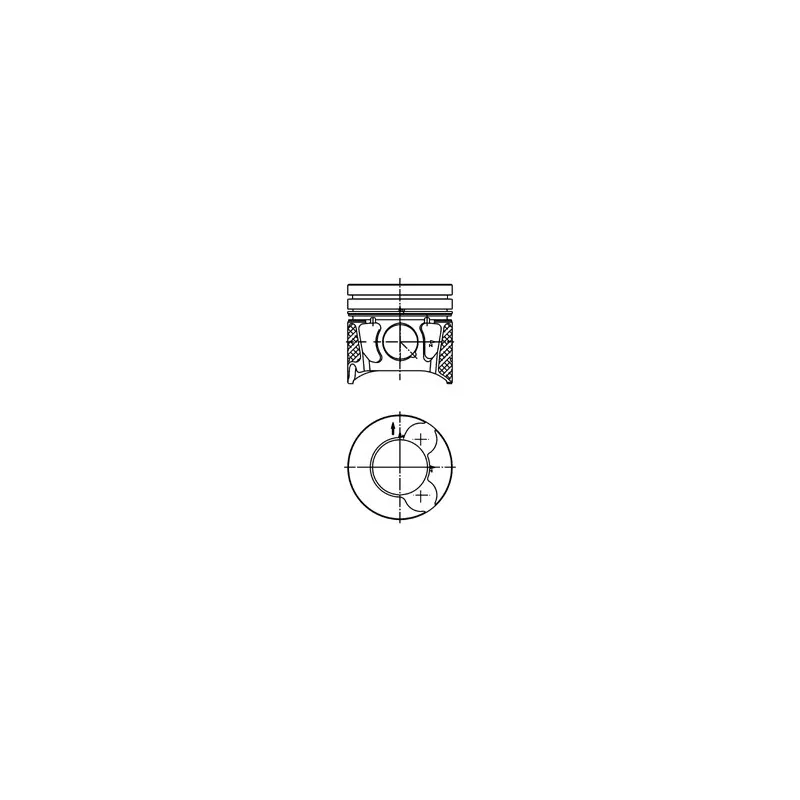Piston KOLBENSCHMIDT 99700610