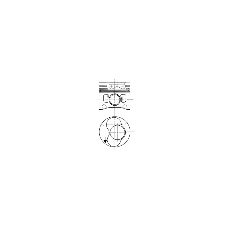 Piston KOLBENSCHMIDT 99742720