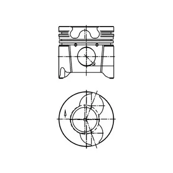 Piston KOLBENSCHMIDT 99879601