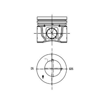 Piston KOLBENSCHMIDT 99963600