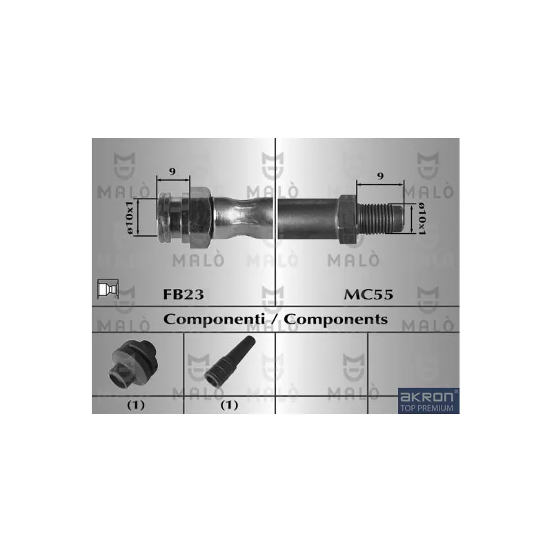 Flexible de frein AKRON-MALÒ 80284