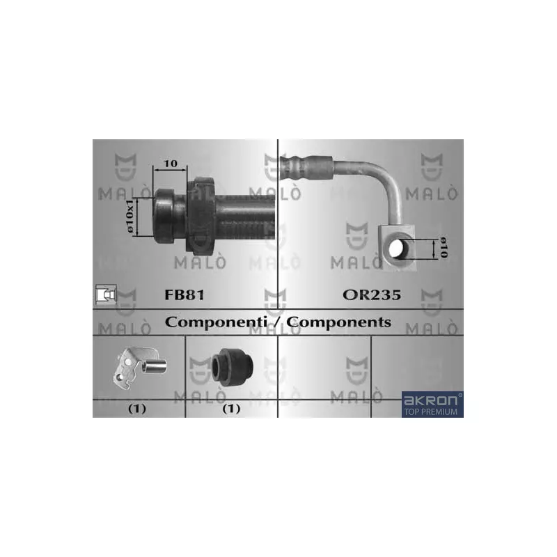 Flexible de frein AKRON-MALÒ 81016