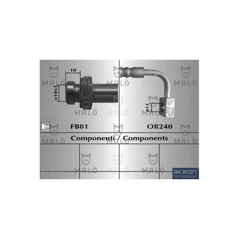 Flexible de frein AKRON-MALÒ 81018