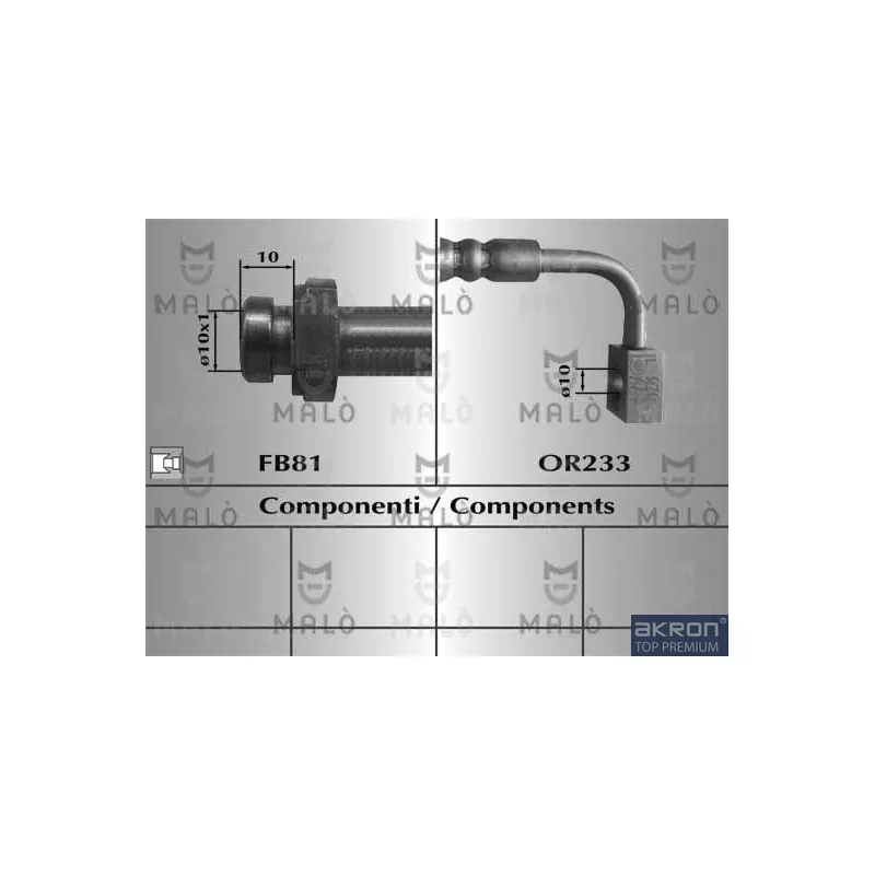Flexible de frein AKRON-MALÒ 81019