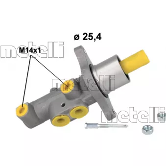 Maître-cylindre de frein METELLI 05-1185