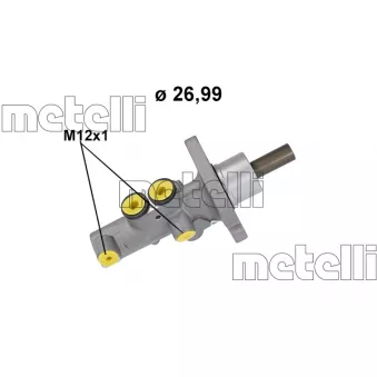 Maître-cylindre de frein METELLI 05-1218