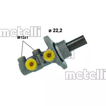 Maître-cylindre de frein METELLI 05-1219