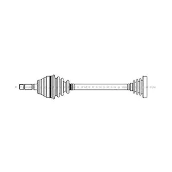 Arbre de transmission METELLI 17-1387