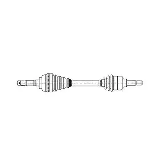 Arbre de transmission METELLI 17-1390